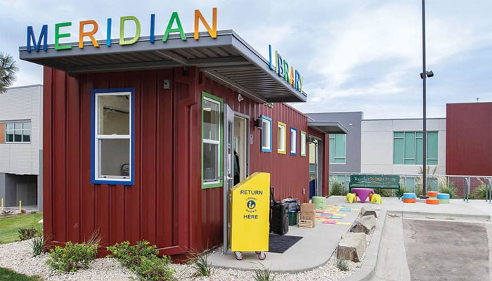 Serunya Container Perpustakaan atau Taman Baca yang Cantik dan Menarik