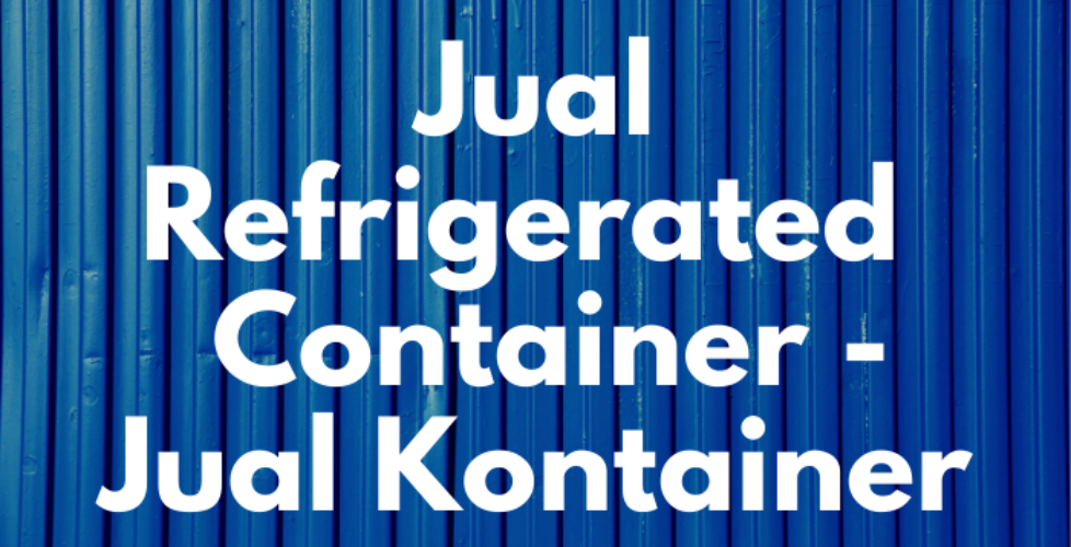Jual kontainer baru bekas