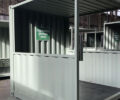 smoking shelter dari kontainer bekas