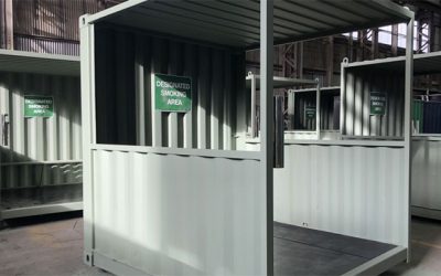 Smoking Shelter dari Container Bekas untuk Perusahaan, Mengapa Tidak?
