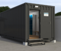ruang ganti dari container bekas