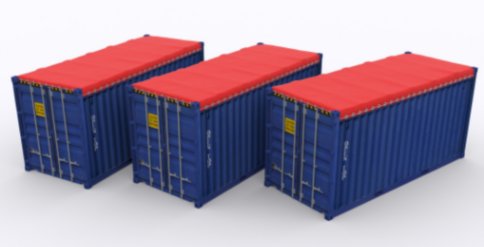 jual open top container baru