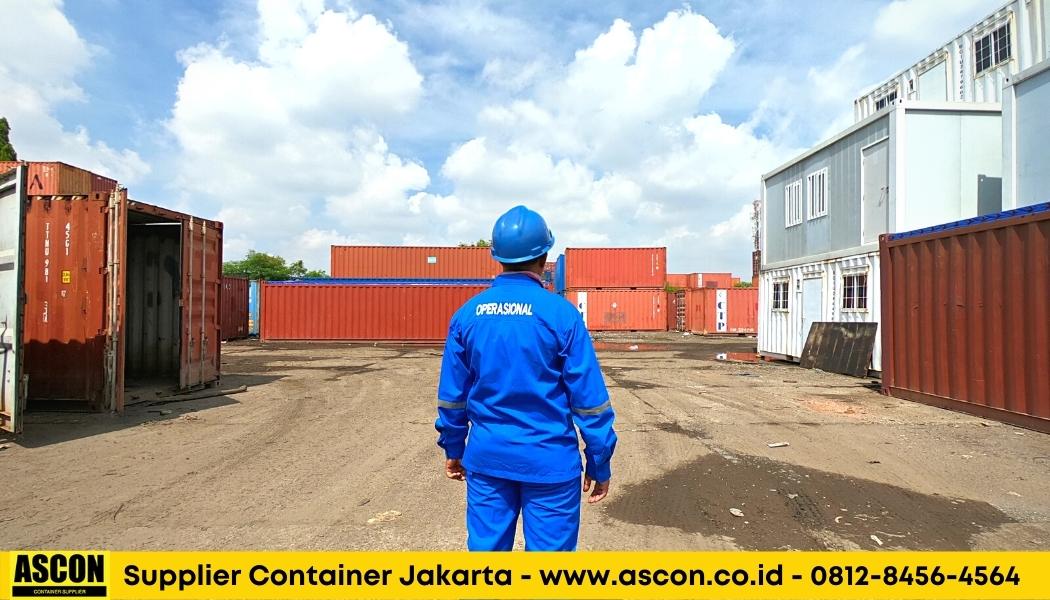 Jual Office Container Hasil Jasa Modifikasi Container Serbaguna